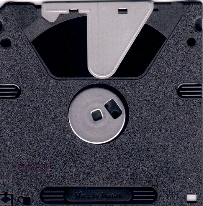Imation 120MB Super Disk rear