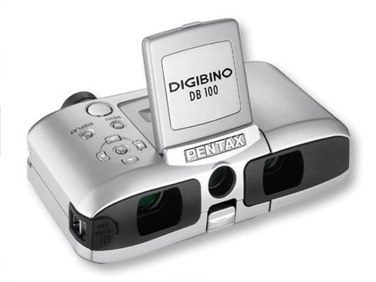 レア品【双眼鏡型デジカメ】PENTAXペンタックス DIGIBINO DB100 